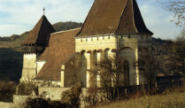 Fortified church Copsa mare in Copsa Mare