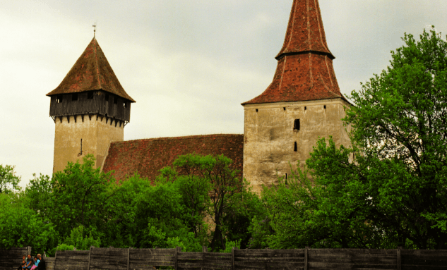 Fortified church in Movile in Movile