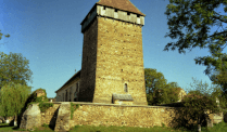 Fortified church in Barcut in Barcut