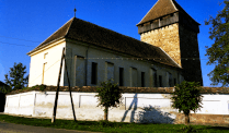 Fortified church in Barcut in Barcut