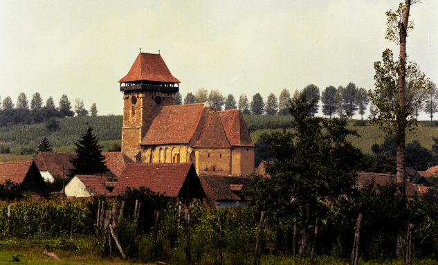 Fortified church in Băgaciu in Bagaciu