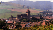 Fortified church in Băgaciu in Bagaciu