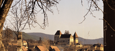 Fortified church in Bazna in Bazna