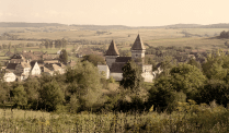 Fortified church Dealu frumos in Dealu frumos