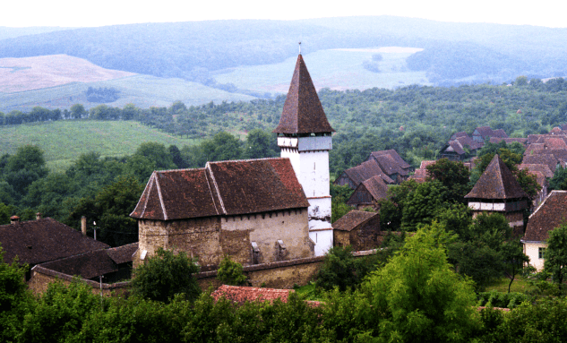 Churchfortress in Meșendorf in Meșendorf