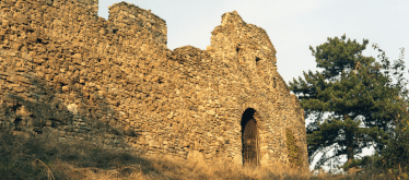 Church castle in Cisnădioara in Cisnădioara