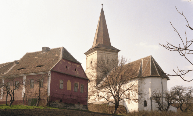 Fortified church in Nou near Sibiu in Nou