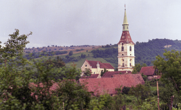 Fortified Church in Daia near Sighişoara in Daia