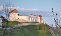 Teutonic Order Castle Feldioara in Feldioara