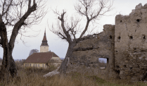 Teutonic Order Castle Feldioara in Feldioara