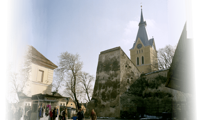 Fortified Church Codlea in Codlea