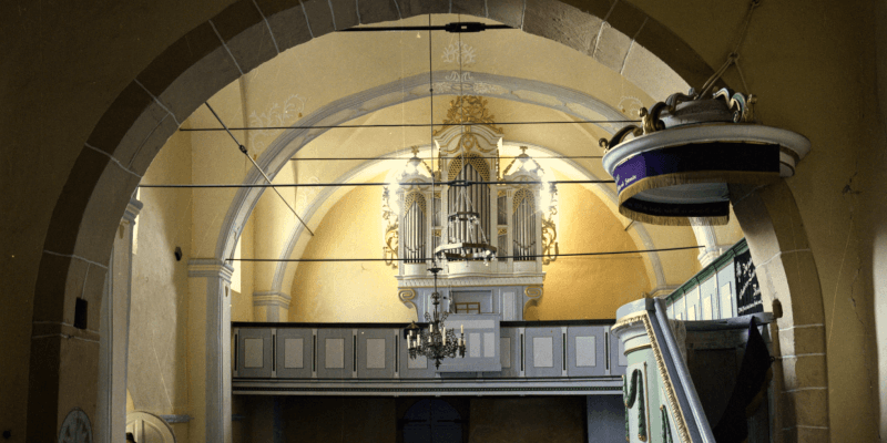 The organ in Alma Vii