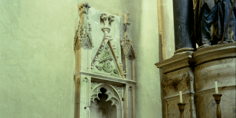 Eine schöne Dekoration in der Kirche von Reichesdorf