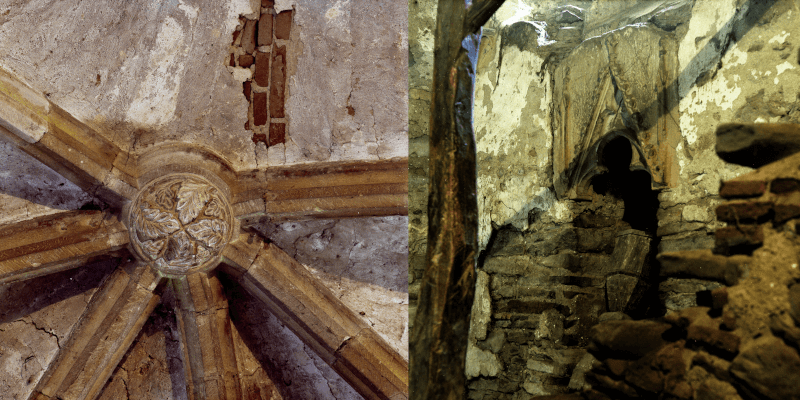 Gotic elements in the church of Netus, Transylvania