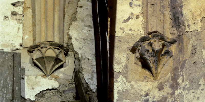 Gotische Elemente in der Kirche von Neithausen, Siebenbürgen