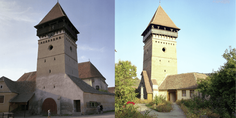 Glockenturm in Grossalisch, Siebenbuergen