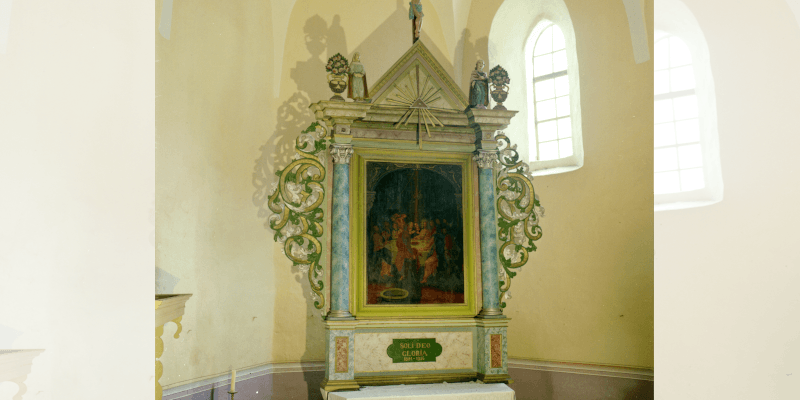 The Altar in ?omartin Transylvania