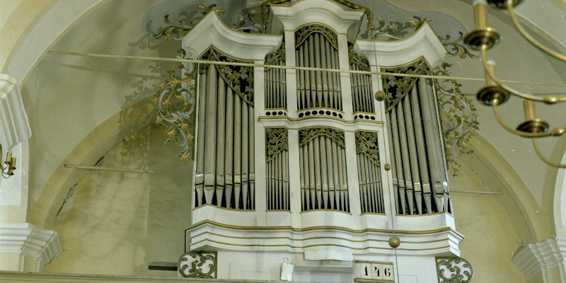 The Organ in the fortified church of ?omartin Transylvania