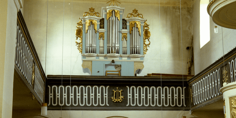 Orgel aus der befestigten Kirche in Chirp?r, Kirchberg, Siebenbürgen