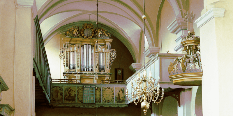 Orgel aus der Kirchenburg in Hammersdorf, Siebenbürgen