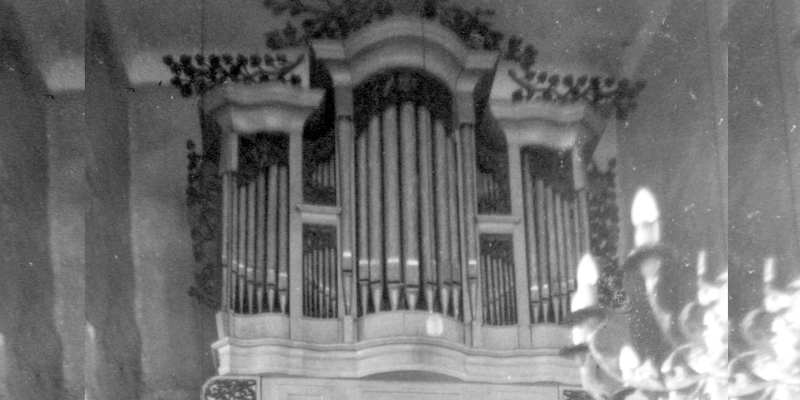 The organ of the fortified church of Curciu in Transylvania