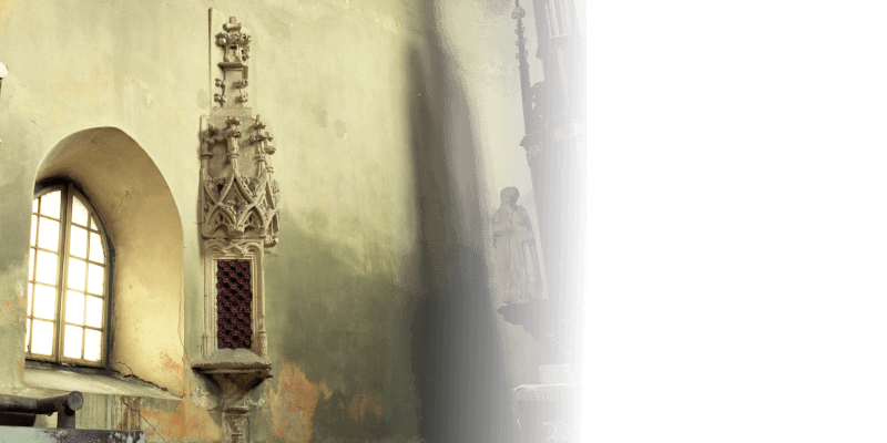 The Tabernacle in the fortified church in Tarnava in Transylvania