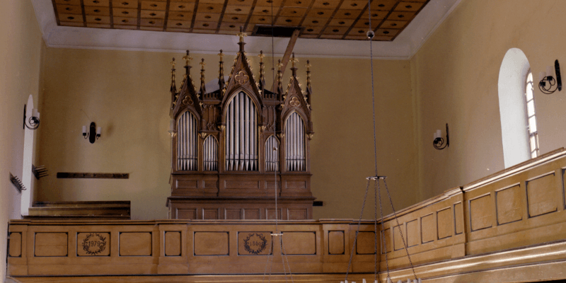 Die Orgel der Kirchenburg in Kelling, Calnic in Siebenbuergen