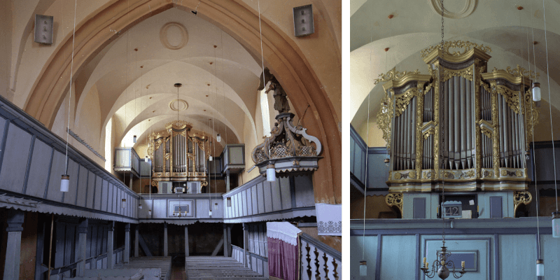 The Organ in the fortified church in Archita / Arkeden in Transylvania