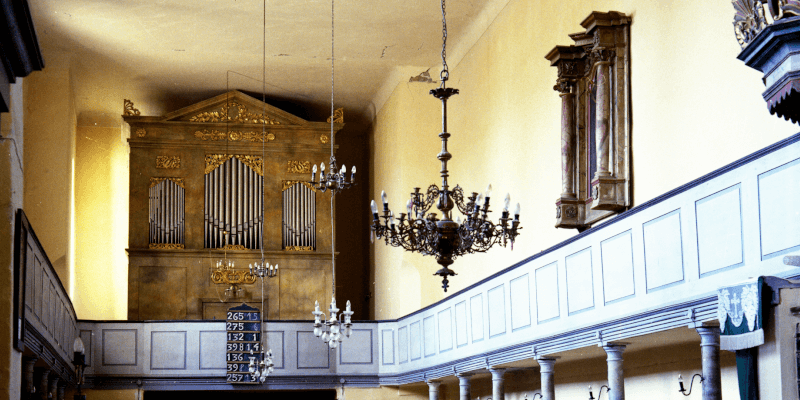 Die Orgel der Kirchenburg in Galt/Ungra in Siebenbürgen