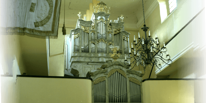 Organ from the evangelical church in Rasnov in Transylvania