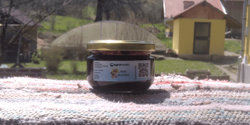 Agramonia Conserved Food Blackberry Jam From The Forest 