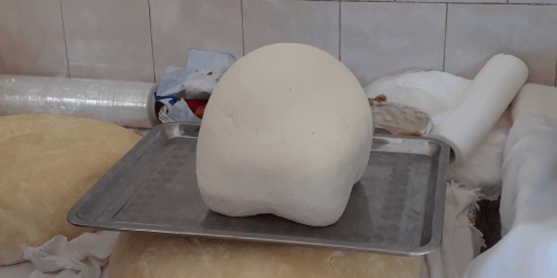Sheep cream cheese in Ruja