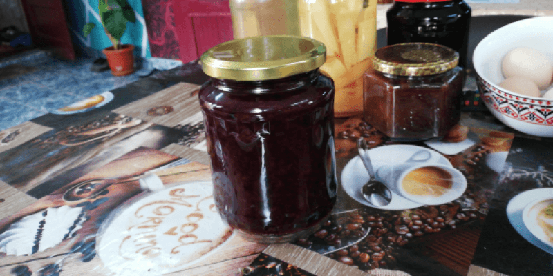 Raspberry jam in Daia