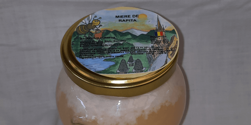 Agramonia Fresh Food Rapeseed Honey 