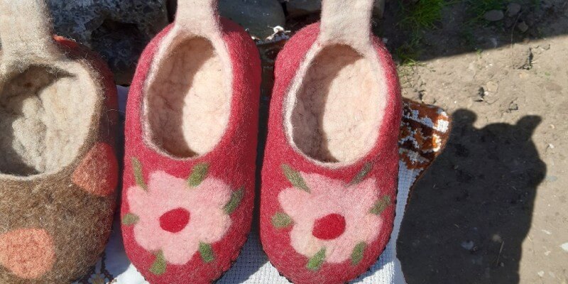 Agramonia Handicraft Felt slippers 